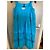 Twin Set by Simona Barbieri Blaues Baumwollkleid mit Spitze - Ansicht 9