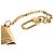 Portachiavi specchio placcato oro Louis Vuitton D'oro - vista 3