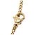 Chanel Coco Mark Chain Anhänger Halskette Golden - Ansicht 5