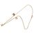 Chanel Coco Mark Chain Anhänger Halskette Golden - Ansicht 7