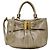 Borsa in pelle dorata Salvatore Ferragamo D'oro
