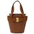 Borsa a mano in pelle marrone Salvatore Ferragamo