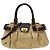 Gancini Borsa in tela beige Salvatore Ferragamo