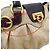 Gancini Borsa in tela beige Salvatore Ferragamo - vista 10