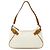 Borsa in pelle Gancini Salvatore Ferragamo Marrone Bianco