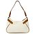 Borsa in pelle Gancini Salvatore Ferragamo Marrone Bianco - vista 2