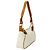 Borsa in pelle Gancini Salvatore Ferragamo Marrone Bianco - vista 4