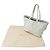 Borsa in pelle bianca Jimmy Choo Bianco - vista 7