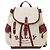 Bally Canvas-Handtasche für Damen Roh Bordeaux