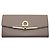 Gancini Cartera de piel gris para mujer Salvatore Ferragamo Castaño
