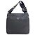 Sac à épaule Prada avec logo métallique Noir