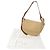Bolsa de ombro Chloé em couro bege - vista 7