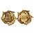 Orecchini a clip Yves Saint Laurent Vintage Stile Barocco Blu D'oro - vista 8