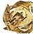 Orecchini a clip Yves Saint Laurent Vintage Stile Barocco Blu D'oro - vista 9