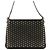 Borsa a tracolla Christian Louboutin Trilby Small con borchie Spike e catena Nero - vista 3