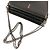 Borsa a tracolla Christian Louboutin Trilby Small con borchie Spike e catena Nero - vista 8