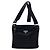 Bolso de hombro Prada de nailon negro