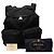 Mochila Prada Pocono Triangle Logo Plate Viaggio V164 Preto - vista 6