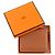 Hermès Portafoglio Hermes Azap Compact Silk in Evercolor Nero Giallo - vista 10