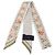 Louis Vuitton Bandeau BB Summer Garden Scarf Blanco Multicolor Caqui