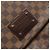 Borsa a tracolla Louis Vuitton Brooklyn GM Damier Ebene Marrone - vista 11