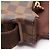 Borsa a tracolla Louis Vuitton Brooklyn GM Damier Ebene Marrone - vista 7