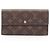 Portafoglio Lungo Monogram Louis Vuitton Marrone Monogramma