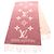 Sciarpa in cashmere Louis Vuitton Reykjavik Gradient Monogram Rosa Beige