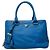 Bolso Tote Prada Vitello Daino de piel azul