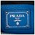 Bolso Tote Prada Vitello Daino de piel azul - vista 10