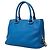 Bolso Tote Prada Vitello Daino de piel azul - vista 2