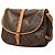 Borsa a tracolla Louis Vuitton Monogram Saumur 35 Marrone - vista 2