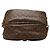 Borsa a tracolla Louis Vuitton Monogram Saumur 35 Marrone - vista 3