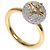 Louis Vuitton Color Blossom Ring mit Diamant-Pavé Gelb