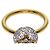 Louis Vuitton Color Blossom Ring mit Diamant-Pavé Gelb - Ansicht 5