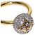 Louis Vuitton Color Blossom Ring mit Diamant-Pavé Gelb - Ansicht 8