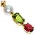 Bulgari Collana BVLGARI Allegra in pietre multicolore, perle e diamanti Giallo - vista 7
