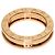 Bulgari Anello Bvlgari B-zero1 1-band XS #47 in oro rosa 18K - vista 4