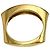 Diamond Céline Celine quadratischer Diamantring aus 18K Gelbgold - Ansicht 4