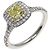 Autre Marque Anello Tiffany & Co. Soleste con diamante Fancy Vivid Yellow - vista 2