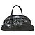 Borsa in pelle arricciata Dolce & Gabbana Miss Romantique Nero