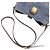 Borsa Tote 2-Way Miu Miu MIU Madras in pelle x denim Blu navy - vista 7