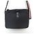 Bolsa de Ombro com Aba BALLY Fabro em Nylon Marrom Preto - vista 3