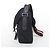 Bolsa de Ombro com Aba BALLY Fabro em Nylon Marrom Preto - vista 4
