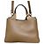 Borsa a mano Tod's T-Timeless Micro in pelle Marrone Beige - vista 2