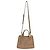 Borsa a mano Tod's T-Timeless Micro in pelle Marrone Beige - vista 3