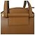 Borsa Bowling in pelle Jimmy Choo Varenne JC Logo Marrone - vista 17