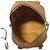 Borsa Bowling in pelle Jimmy Choo Varenne JC Logo Marrone - vista 9