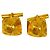 Hermès Hermes Vintage Gold Stud Cufflinks Golden