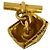 Hermès Hermes Vintage Gold Stud Cufflinks Golden - view 3